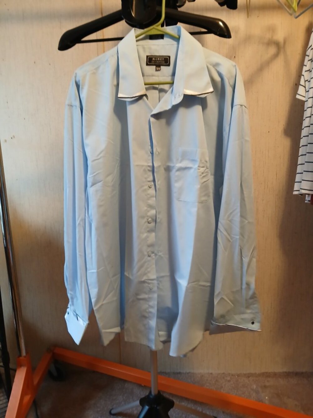 Monterey Club Men's Long Sleeve Dress Shirt – Light Blue